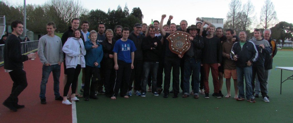 Fraser Tech members at the WHA Prizegiving with their Killip Memorial Shield.