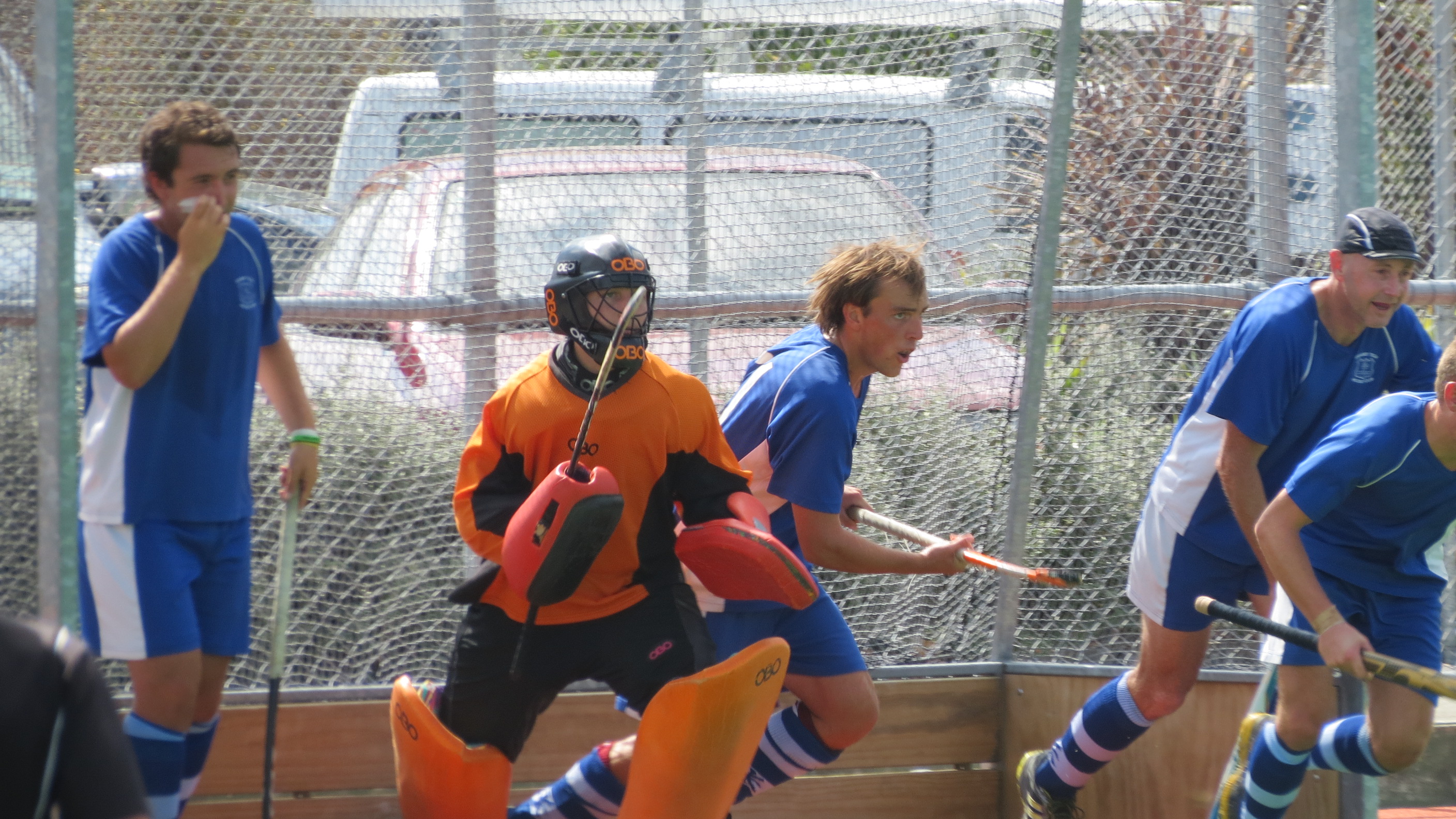 Fraser Tech Premier Men Preseason hockey game in Taupo